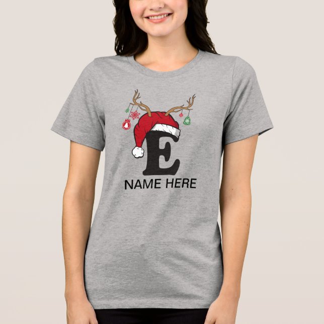 Shirts für personalisierte Weihnachtsfamilien (Vorderseite)