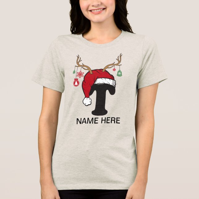 Shirts für personalisierte Weihnachtsfamilien (Vorderseite)