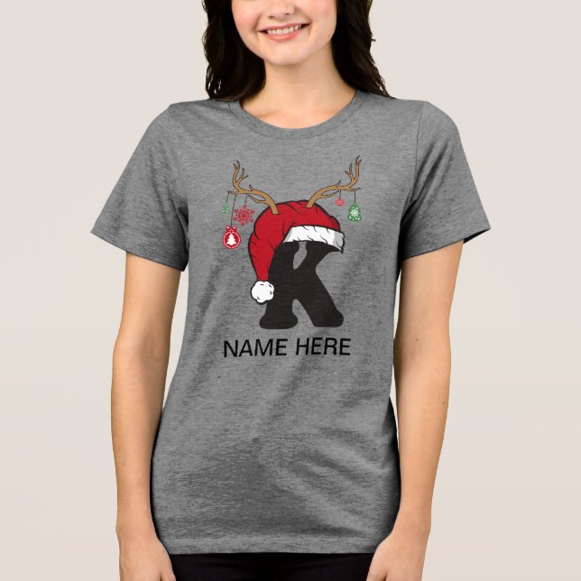 Shirts für personalisierte Weihnachtsfamilien (Vorderseite)