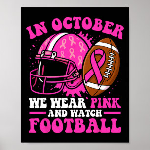Shirts im Brustkrebs Frauen im Oktober tragen wir Poster