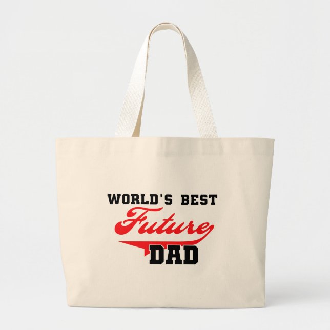 Shirts und Geschenke: Der beste Vater der Welt Jumbo Stoffbeutel (Vorne)