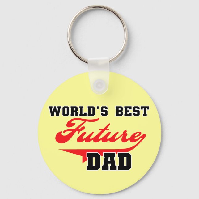 Shirts und Geschenke: Der beste Vater der Welt Schlüsselanhänger (Vorderseite)