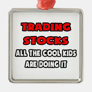 Shirts und Geschenke von Funny Stock Traders Silbernes Ornament