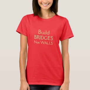 Shirts und Jacken "Brücken bauen nicht Wände"