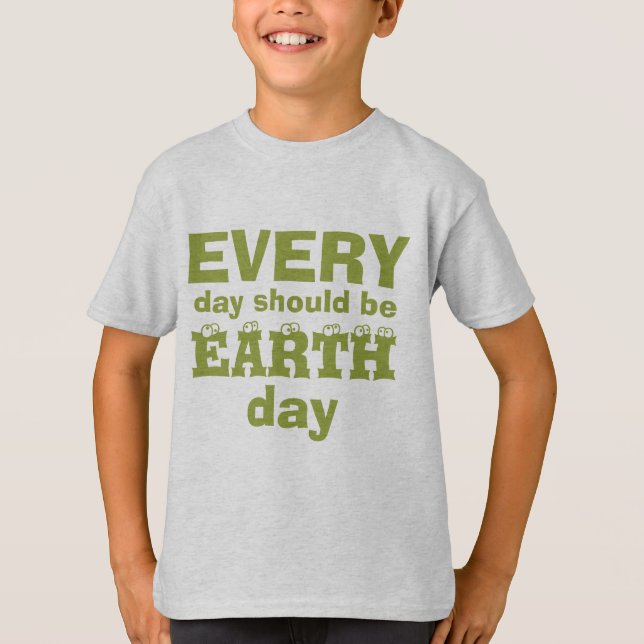 Shirts und Jacken des Earth Day (Vorderseite)