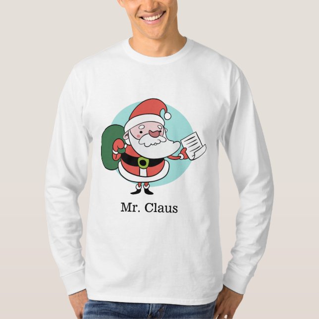 Shirts und Jacken für den Weihnachtsmann (Vorderseite)