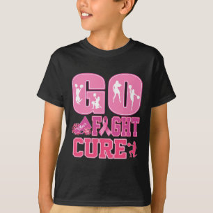 Shirts von Brustkrebs nach dem Motto "Cheerleader"