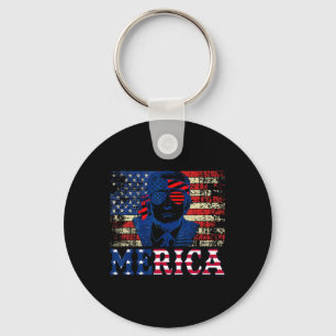 Shirts von Merica am 4. Juli Trump American Fl Schlüsselanhänger