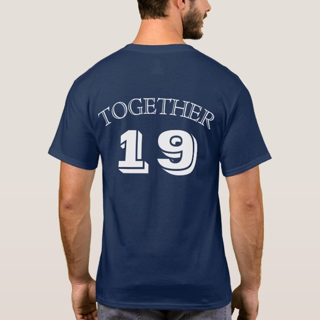 Shirts von Paaren; SEIT ... (Shirt 1 von 2) (Rückseite)