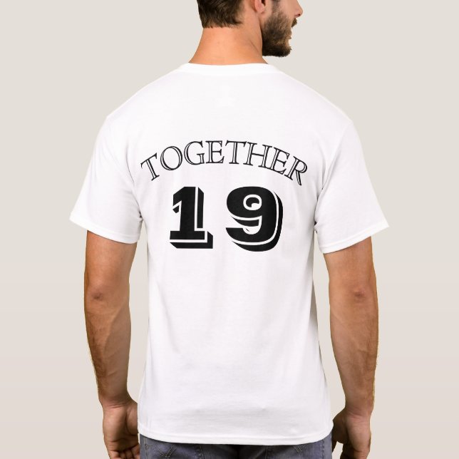 Shirts von Paaren; SEIT ... (Shirt 1 von 2) (Rückseite)