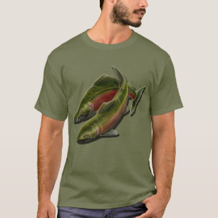Shirts XXL Coho Lachs - T - Shirt der Männer