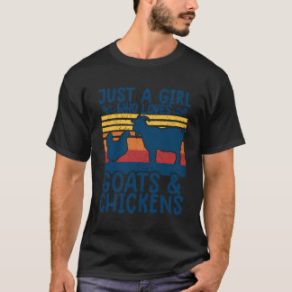Shirts züchten, nur ein Mädchen, das Hühnerziege L