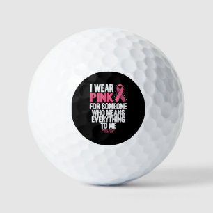 Shirts zur Sensibilisierung für Brustkrebs bei Fam Golfball