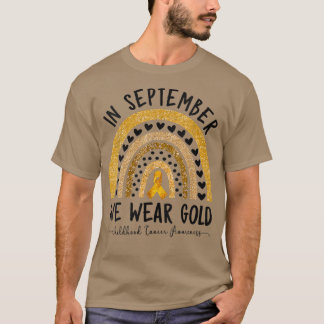 Shirts zur Sensibilisierung für Krebs im Kindesalt
