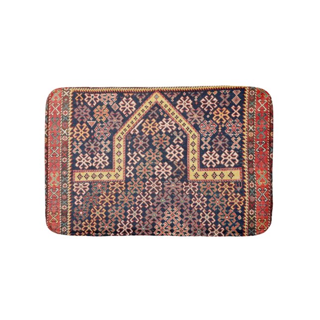 Shirvan East Caucasus Niche Rug Print Badematte (Vorderseite)