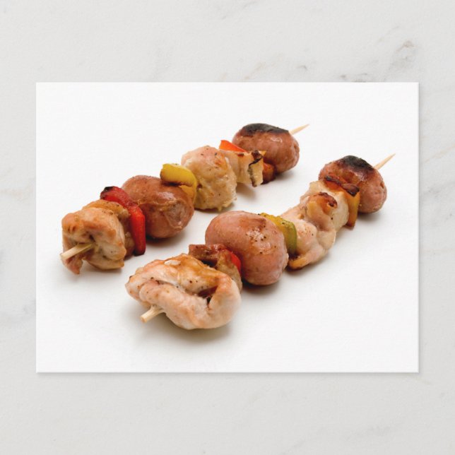 Shish Kebab Postkarte (Vorderseite)