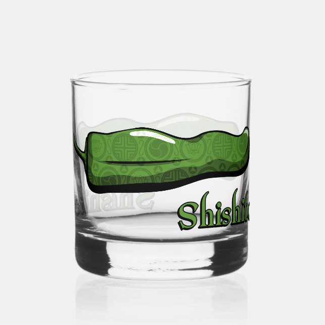 Shishito Chili Pepper Whiskyglas (Vorderseite)