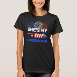 Shit meine Firecracker 4. Juli Matching Paare H T-Shirt