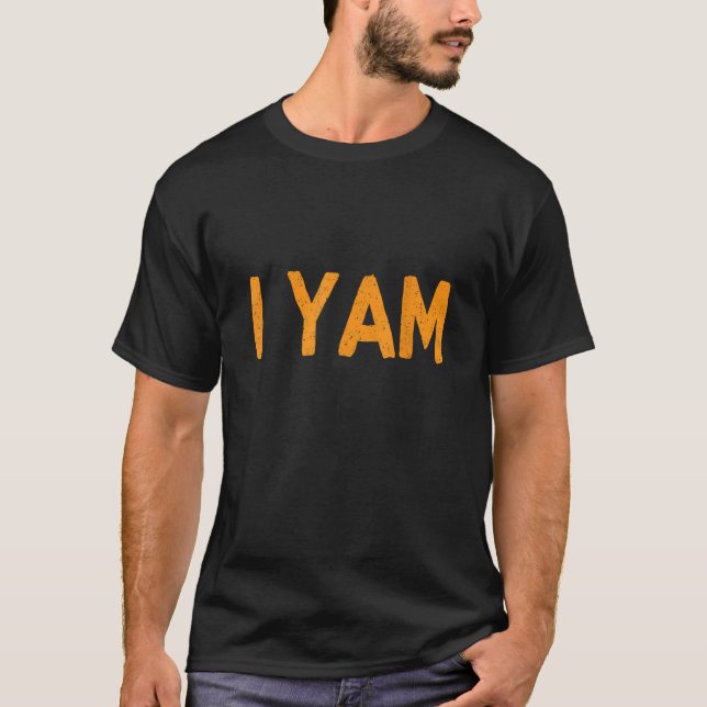 Shit My Sweet Potato I Yam Matching Couple Fall Th T-Shirt (Vorderseite)