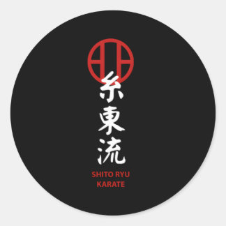 Shito Ryu Karate Runder Aufkleber