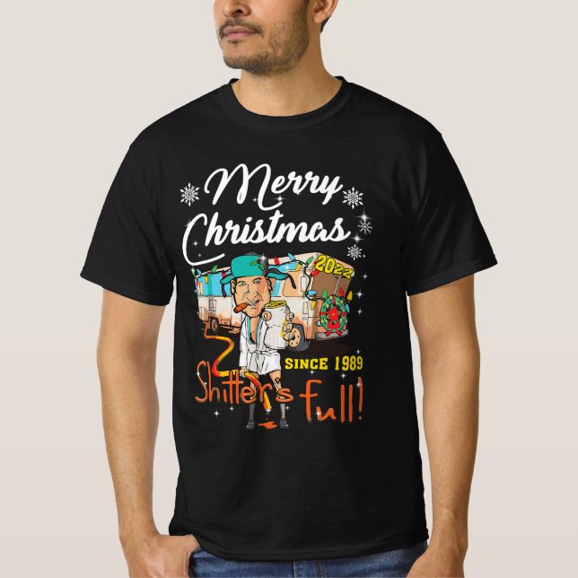 Shitters Full Funny Camper RV Camping T - Shirt (Vorderseite)
