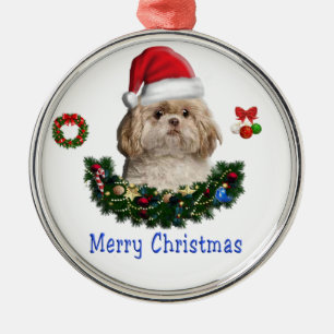 Shitzu Weihnachtsschmuck