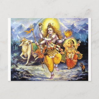 Shiv-Shankar Postkarte