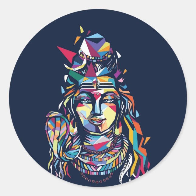Shiva Aufkleber (Vorderseite)