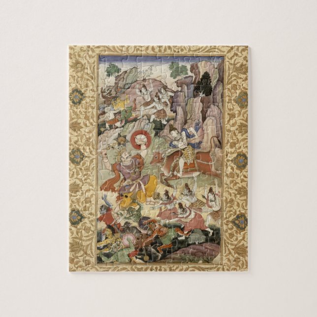 Shiva, das den Dämon Andhaka, c.1585-90 tötet (Vertikal)