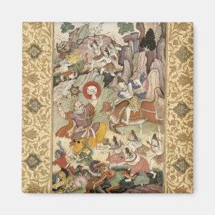 Shiva, das den Dämon Andhaka, c.1585-90 tötet Magnet