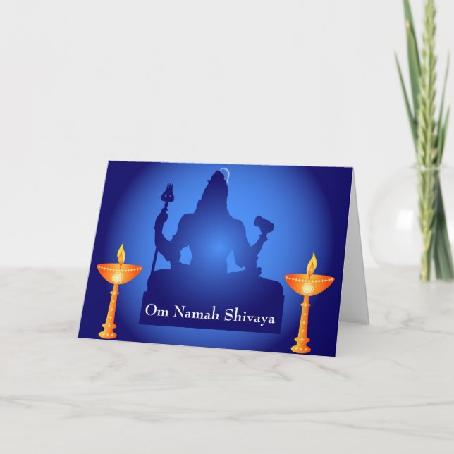 Shiva - Der indische Gott Karte (Vorderseite)