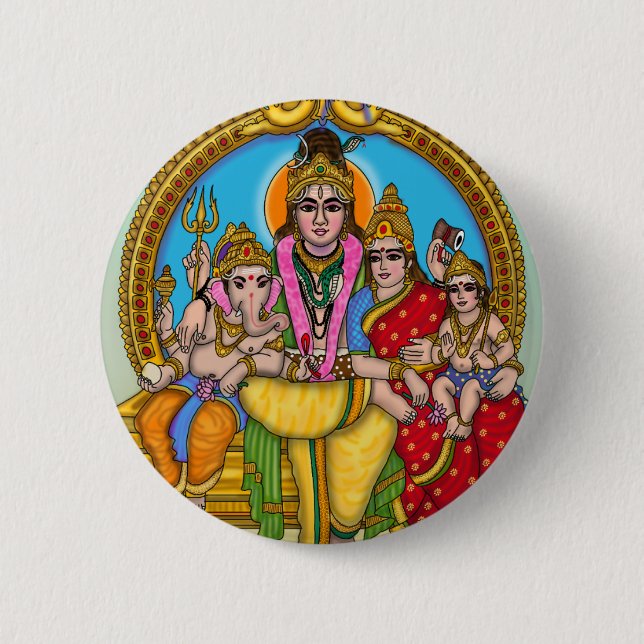 Shiva-Familien-Button-Set Button (Vorderseite)