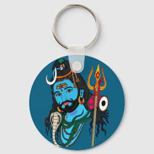 Shiva-Gesicht-Schlüsselanhänger Schlüsselanhänger