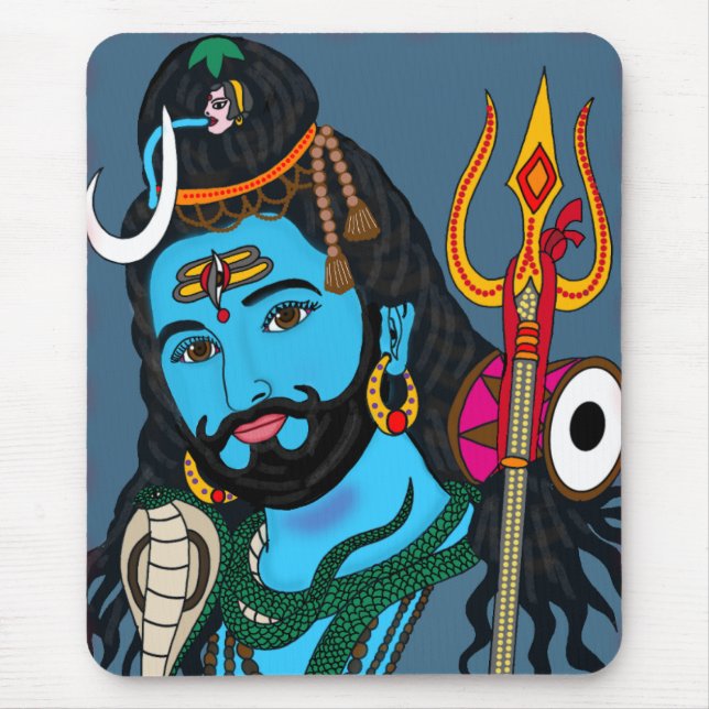 Shiva-Gesichtspapeterie Mousepad (Vorne)