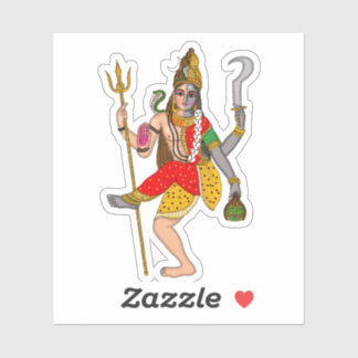 Shiva Kali Sticker