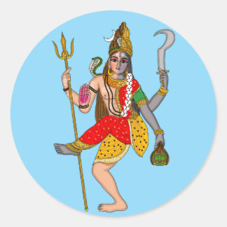 Shiva Kali Sticker