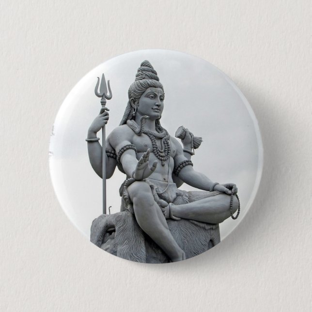 Shiva Knopf Button (Vorderseite)