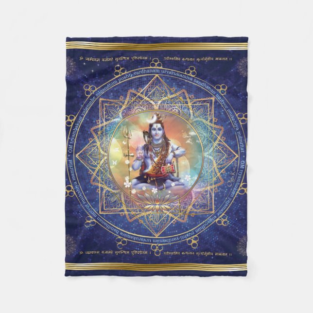 Shiva Mahamrityunjaya - Gesundheit, Frieden u. Fleecedecke (Vorderseite)