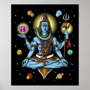Shiva Meditation Poster