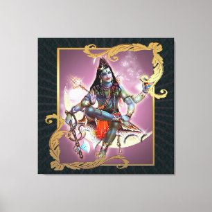 Shiva - mousse Vintage - toile enveloppée