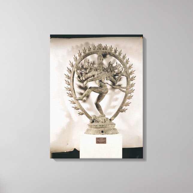 Shiva Nataraja, Dravidian Leinwanddruck (Vorderseite)