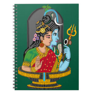 Shiva Parvati – Göttliche Liebe und Segnungen Notizblock