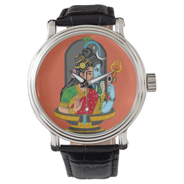 Shiva Parvati Göttliche Uhr  (Vorderseite)