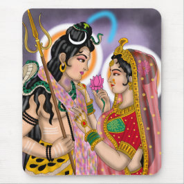 Shiva Parvati Mouse Pad Mousepad
