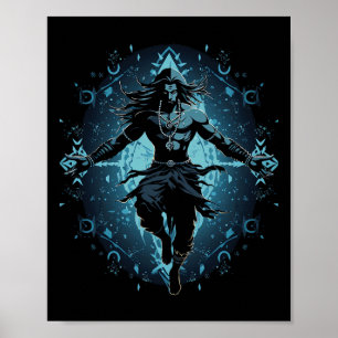 Shiva Spiritueller Hindu Gott Tandava Tanz Yoga Me Poster
