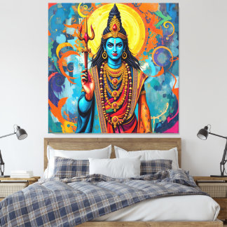 SHIVA THE DESTROYER LEINWANDDRUCK