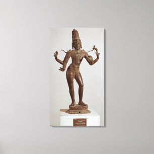 Shiva Vinadhara Dakshina-Murti, Dravidian Leinwanddruck