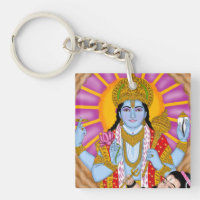 Shiva & Vishnu Schlüsselanhänger – Spirituelles Ko