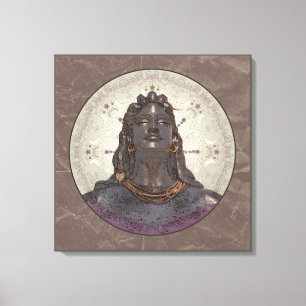 SHIVA ~ Wrapped Canvas Leinwanddruck