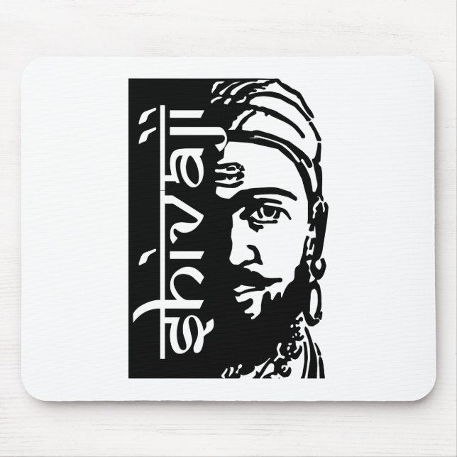 Shivaji Maharaj der Maratha König Mousepad (Vorne)